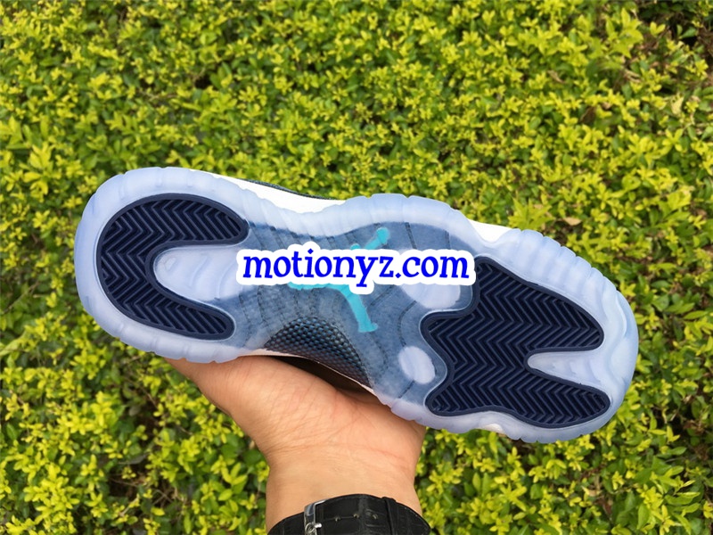 Authentic Air Jordan 11 Low GS Blue Moon